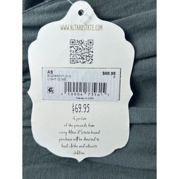 Altar'd State Womens Small Soft Green Halter‎ Top Jumpsuit NWT - Picture 8 of 11